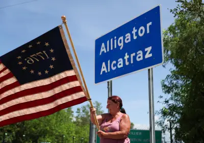 Deportation flights from Florida’s ‘Alligator Alcatraz’ detention center have begun, DeSantis says