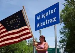 Deportation flights from Florida’s ‘Alligator Alcatraz’ detention center have begun, DeSantis says