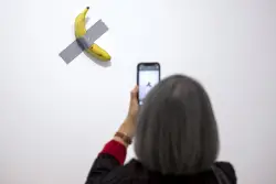 Someone has eaten artist Maurizio Cattelan’s $6 million banana – again
