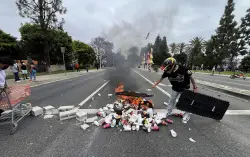 California man accused of hurling concrete blocks at ICE agents during L.A.-area protests arrested